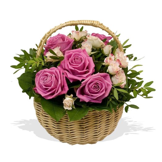Basket of roses Magic roses