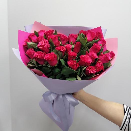 Розовое сердце💘 (25 роз)