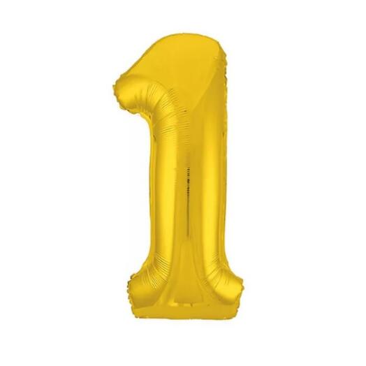 Foil ball "Digit 1"