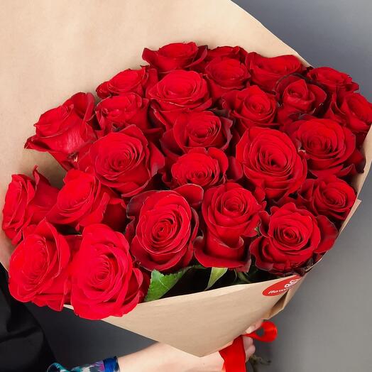 ✅ 25 rosas rojas