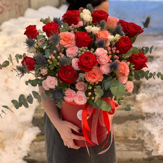 Flowers in a box