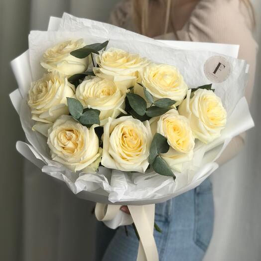 МОНОБУКЕТ ИЗ РОЗЫ КАНДЕЛАЙТ