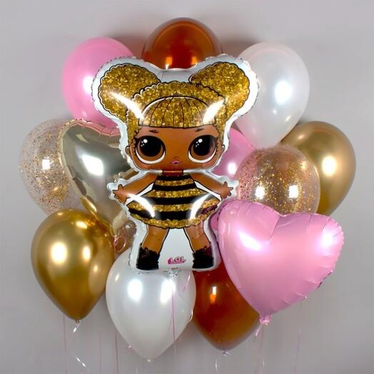 Set of balls "LOL Bee"