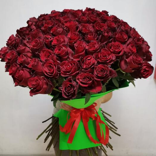 Bouquet of 101 roses Ecuador (80)cm