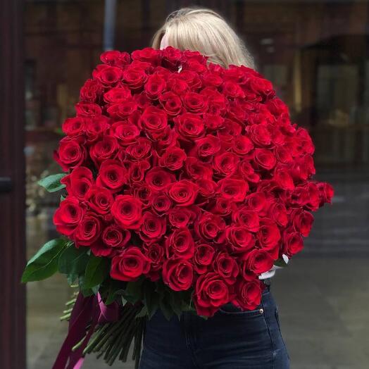 101 красная роза 🌹 LARGE