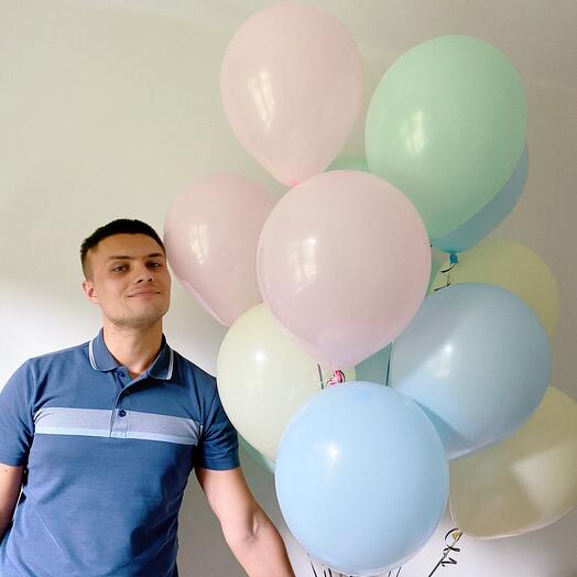 Helium balloons balloons 15 pieces