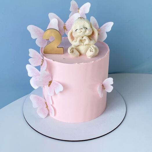 Cake with a bunny