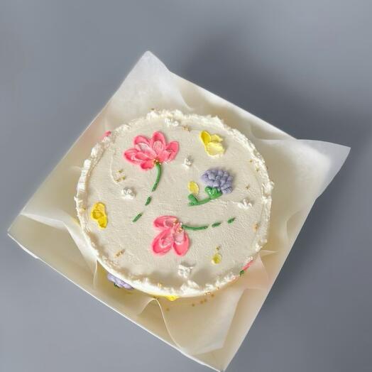 Pastel de Bento "flores"