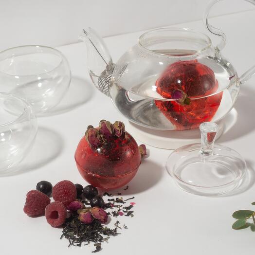 Чайная бомбочка "Raspeberry currant melissa"