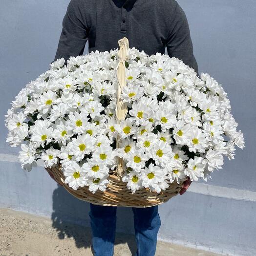 Basket with flowers