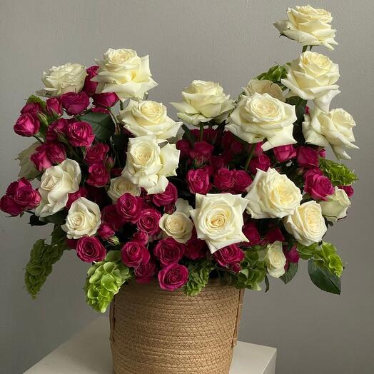 Cesta de flores
