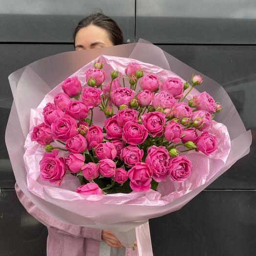 Моно Мисти 💞 из пионовидной кустовой розы