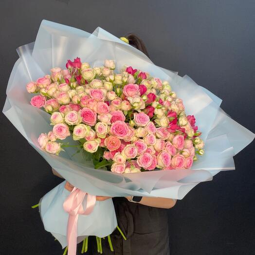 Ramo de 33 rosas arbustivas