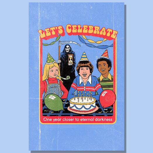 Закрытка Let s celebrate