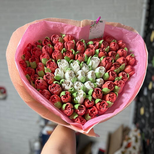 Букет сердце