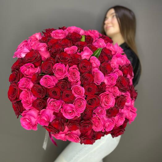 101 роза Эквадор 🌹