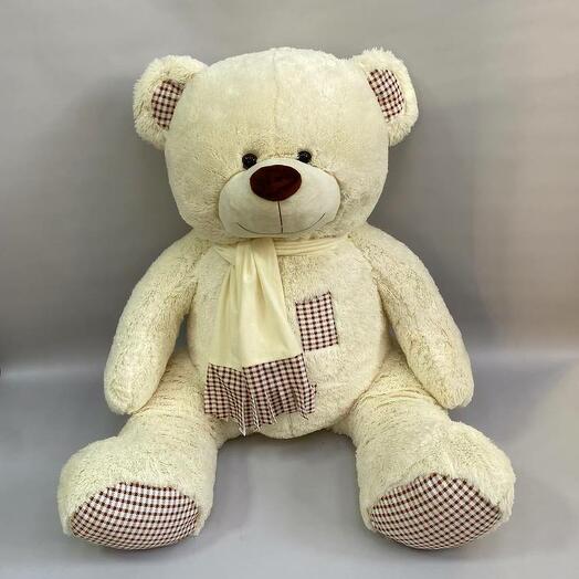 Медведь белый с шарфом 150 см