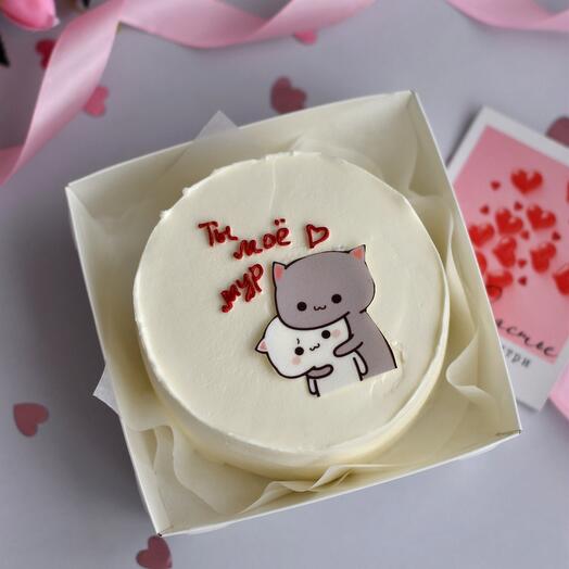 Pastel de Bento para el favorito / favorito "Eres mi Moore"