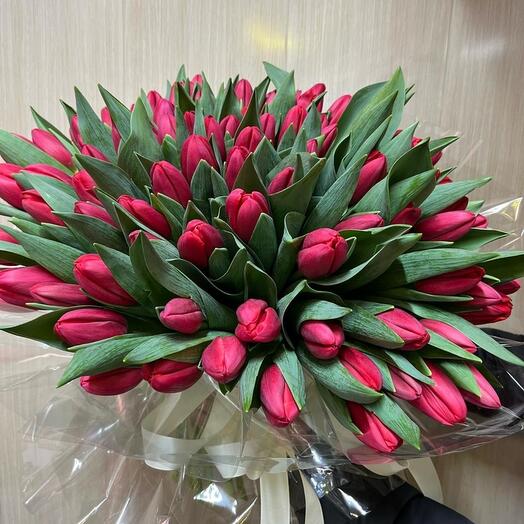 Букет 101 тюльпан 🌷