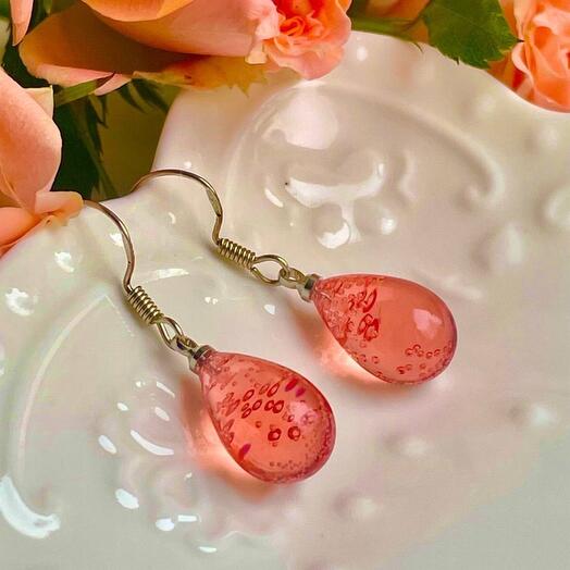 Капельки коралловые