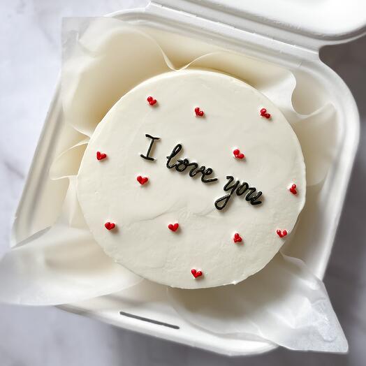 Бенто торт love для двоих