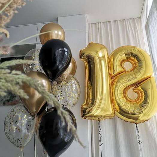 Шары на 18 лет