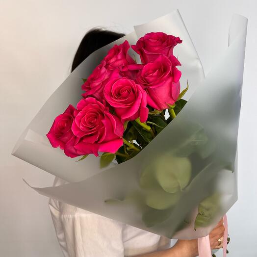 Bouquet of fragrant Pink Floyd roses