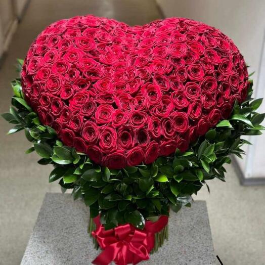151 rose 3D heart