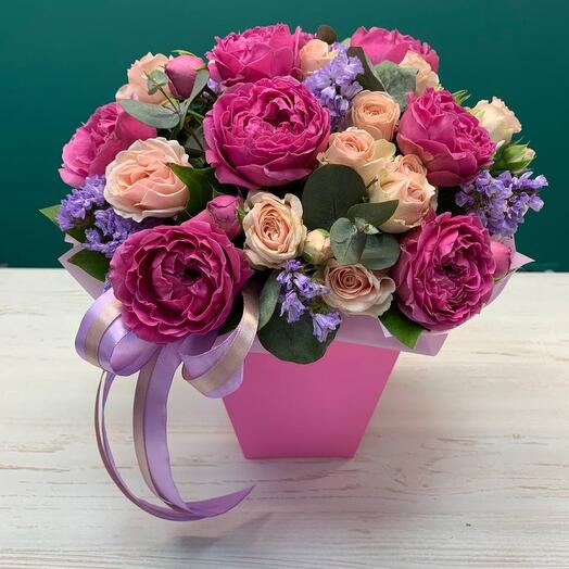 Flowers in a box