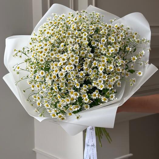 Букет из кустовых ромашек