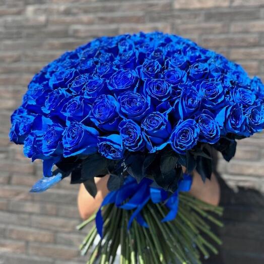 101 синяя роза