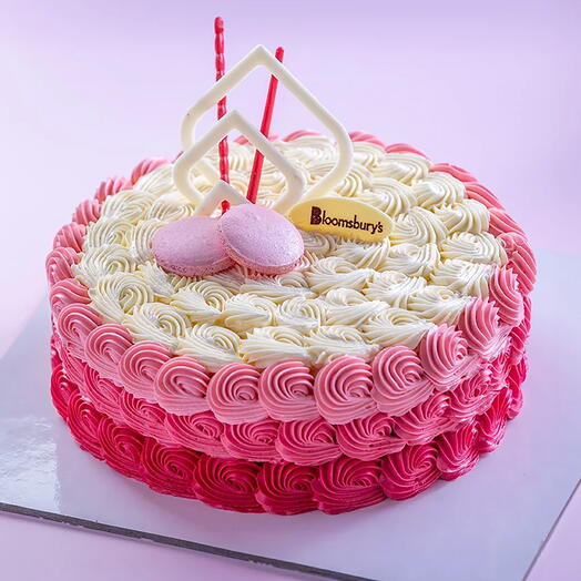 Pink Vanilla Cake