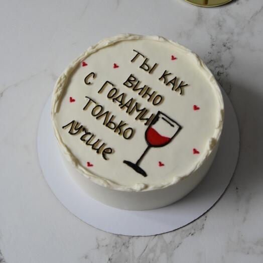 Бенто-торт (650 гр) с вином