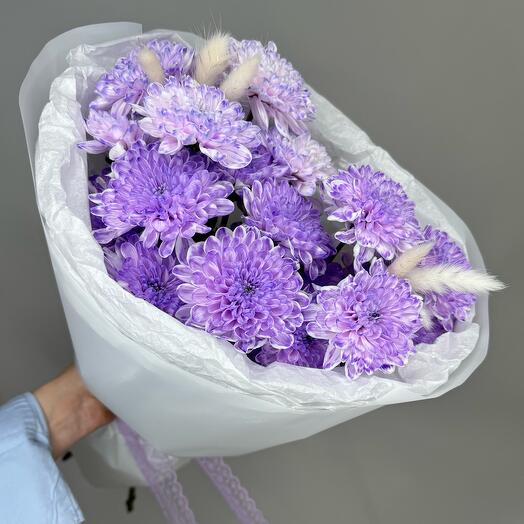 Букет Хризантема и лагурус 💟