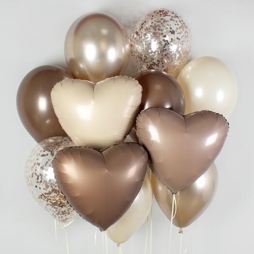 Набор шаров на грузике "Мокко" | 11 шаров