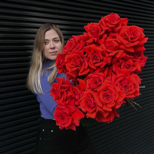 Моно-букет розы «Нина»