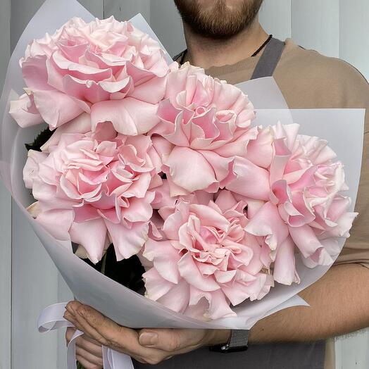 Букет из французских роз Пинк мондиаль🌸