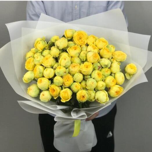 Пиановидная жёлтая Роза