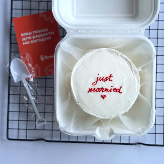Бенто торт «Just married»