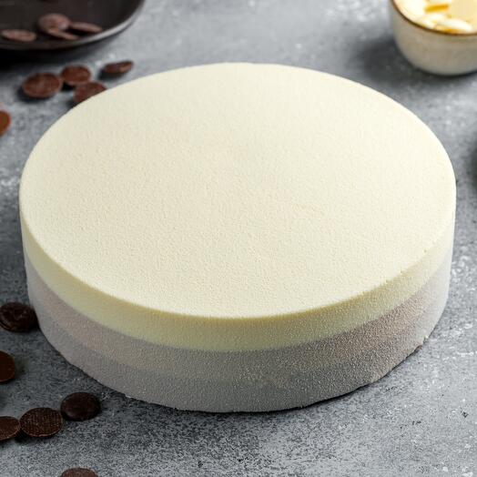 Pastel de mousse "Tres chocolates"