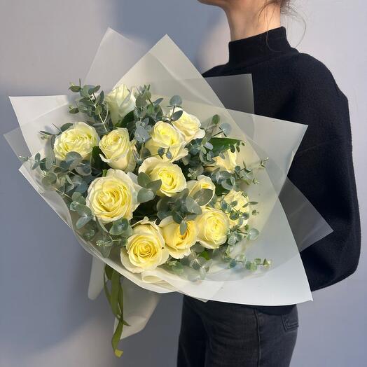 Bouquet of Premium white roses