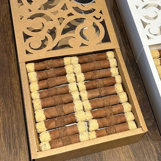 Cigar Hand Rolled Wafer Rolls 45 pieces