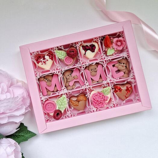 Подарок маме шоколад конфеты день матери мамочке