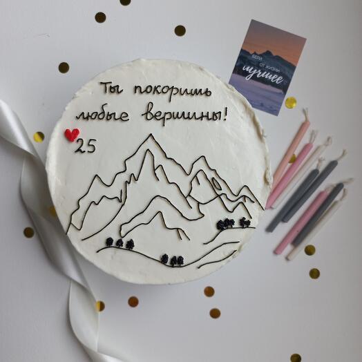Бенто торт горы