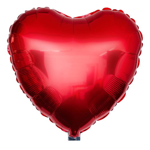 XL Шар гелий сердце, красный. Foil helium balloon heart XL, red