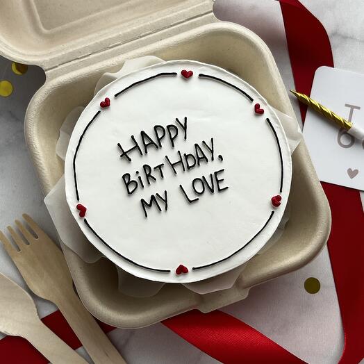 Бенто торт «happy birthday
