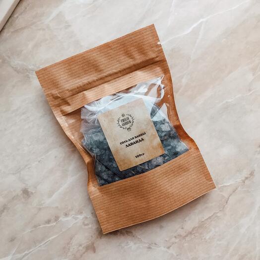 Sal de baño de lavanda