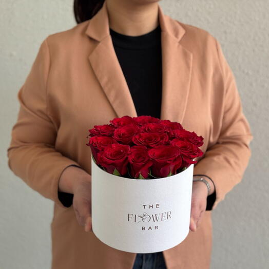 Classic Box with Red Roses