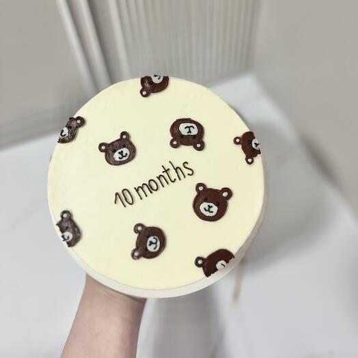 Макси бенто торт с мишками