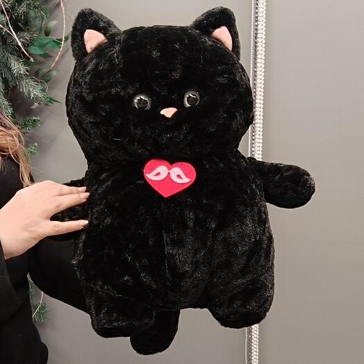 Черный кот 60 см